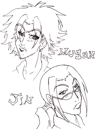 Mugen and Jin by Aelita_Lyoko