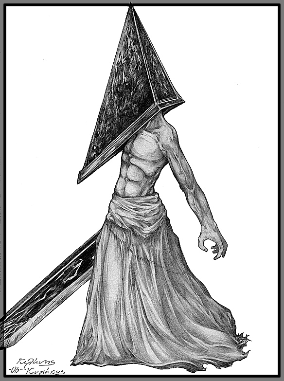 The_Red_Pyramid_Head-2 by Aesgrath