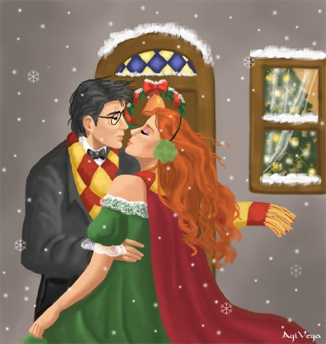 Eloped from the Christmas party by AgiVega