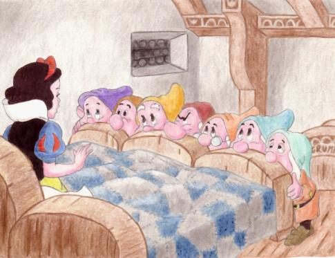 Snow White and the dwarves by AgiVega