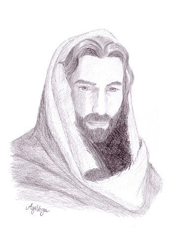 Jim Caviezel as Jesus by AgiVega