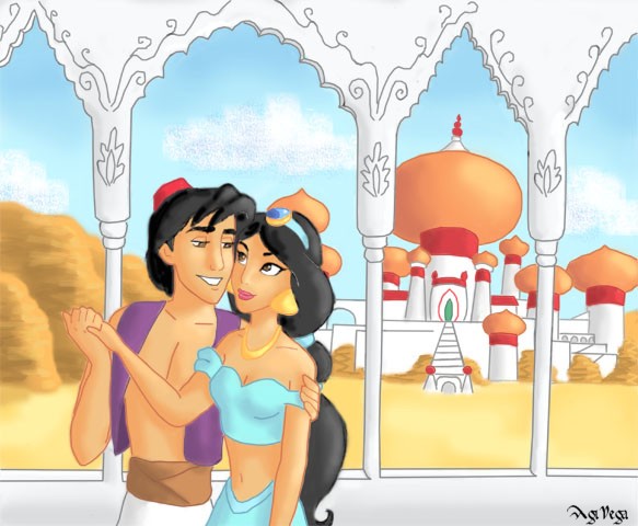 Agrabah romance by AgiVega