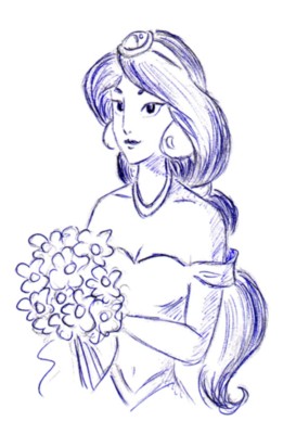 Jasmine sketch 'cause I was bored by AgiVega