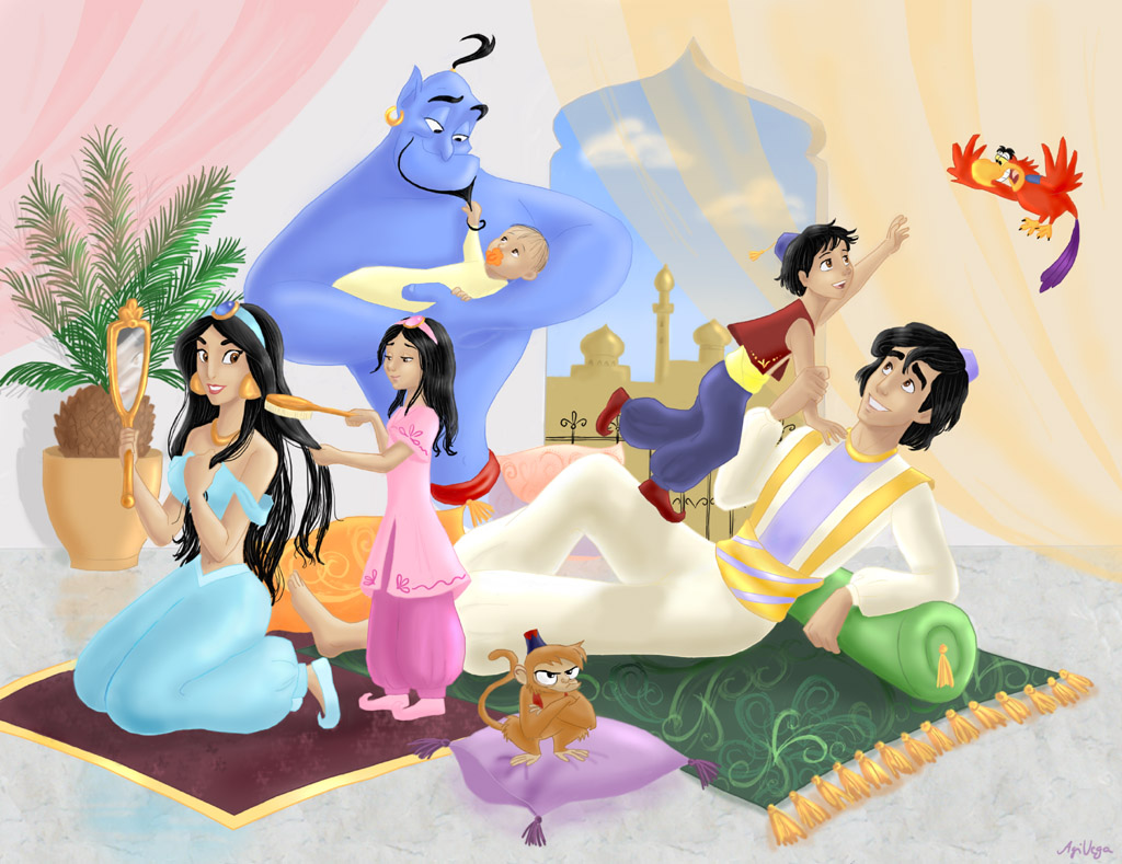 Aladdin's Little Family by AgiVega
