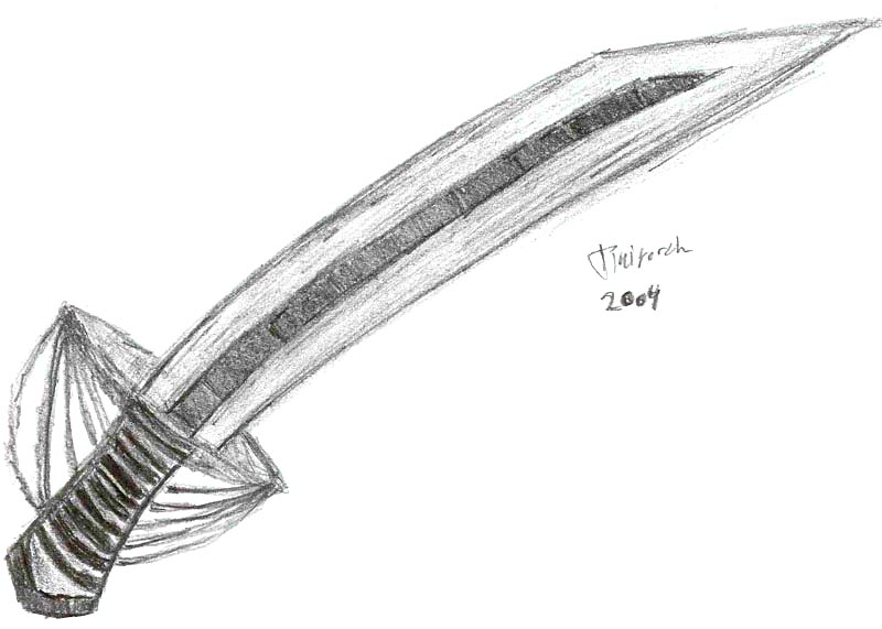 One-handed sword by AhouHeinDesu