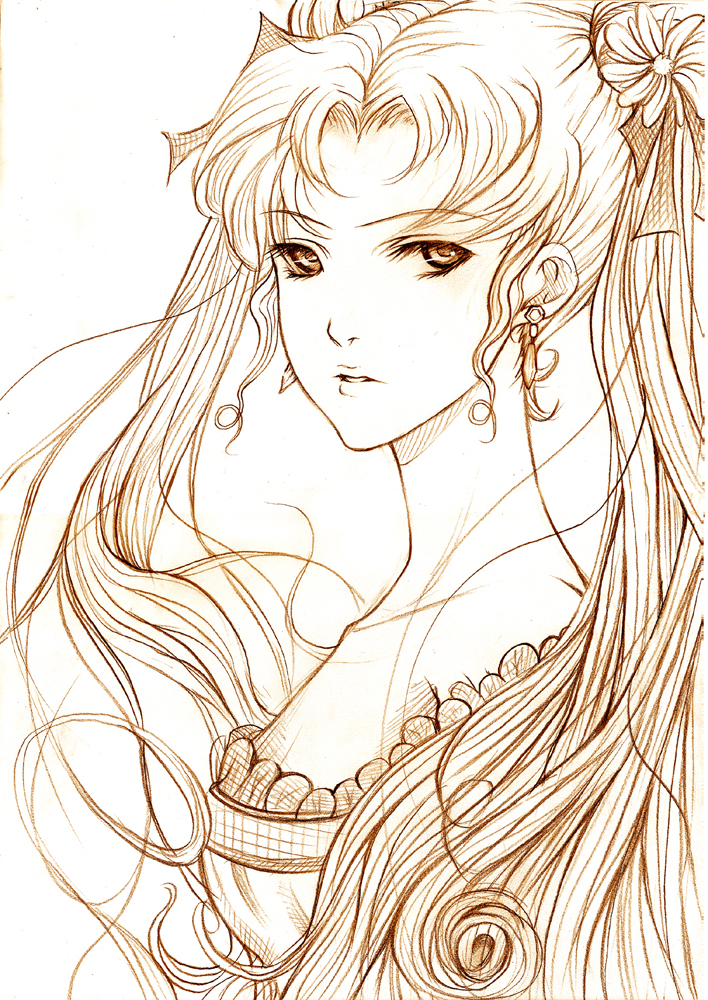 Sailor Moon - Serenity by AikaXx