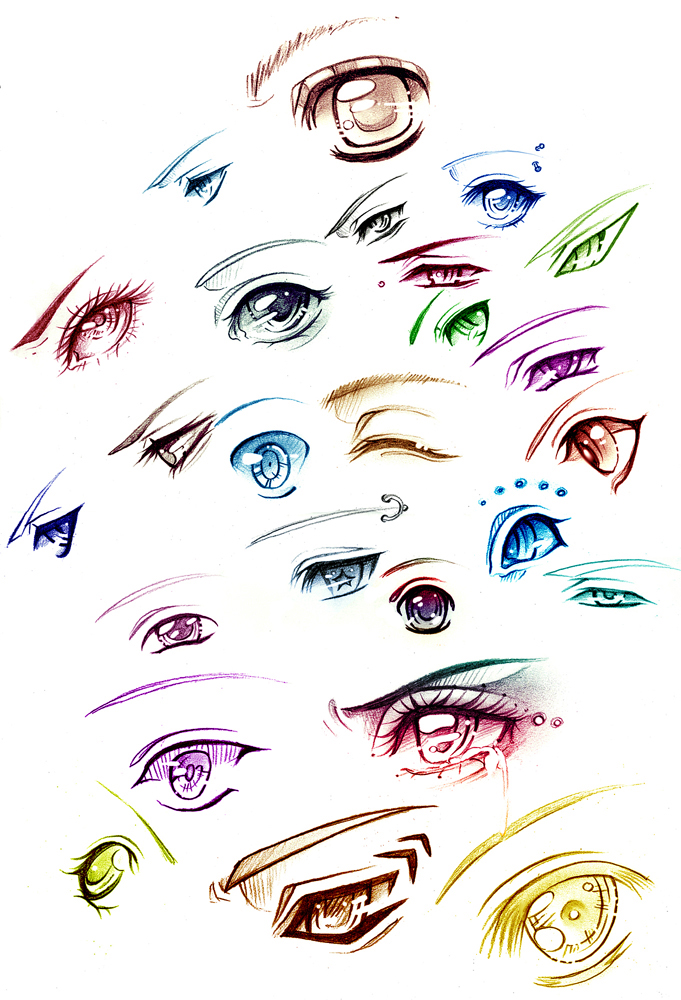 some eyes by AikaXx