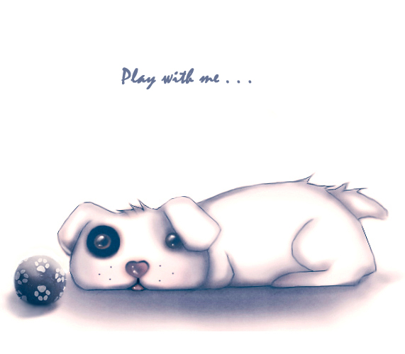 Play with me - little Puppy by AikaXx