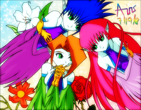 GX - Harpie Lady Sisters by AiroRokkuhauto