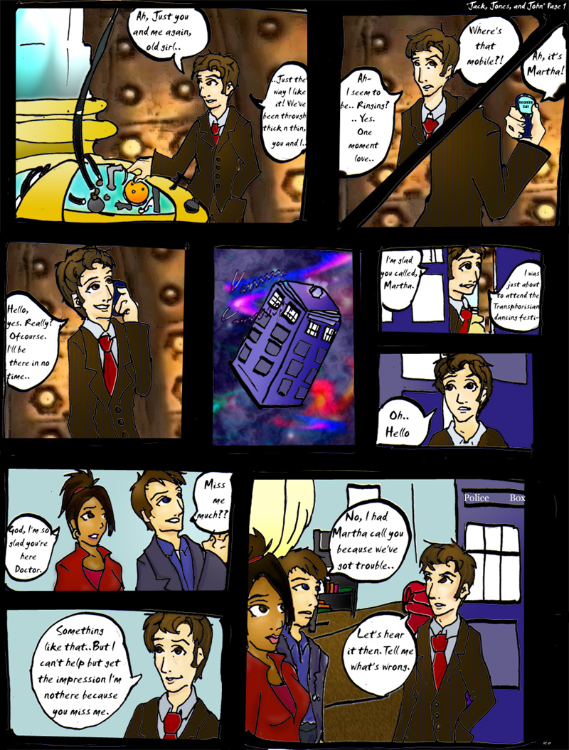 Tardis Chronicles: Page 1 by Aiwen_Chan