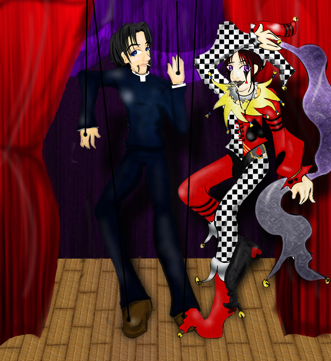 The Jester and the Marionette by Aiwen_Chan