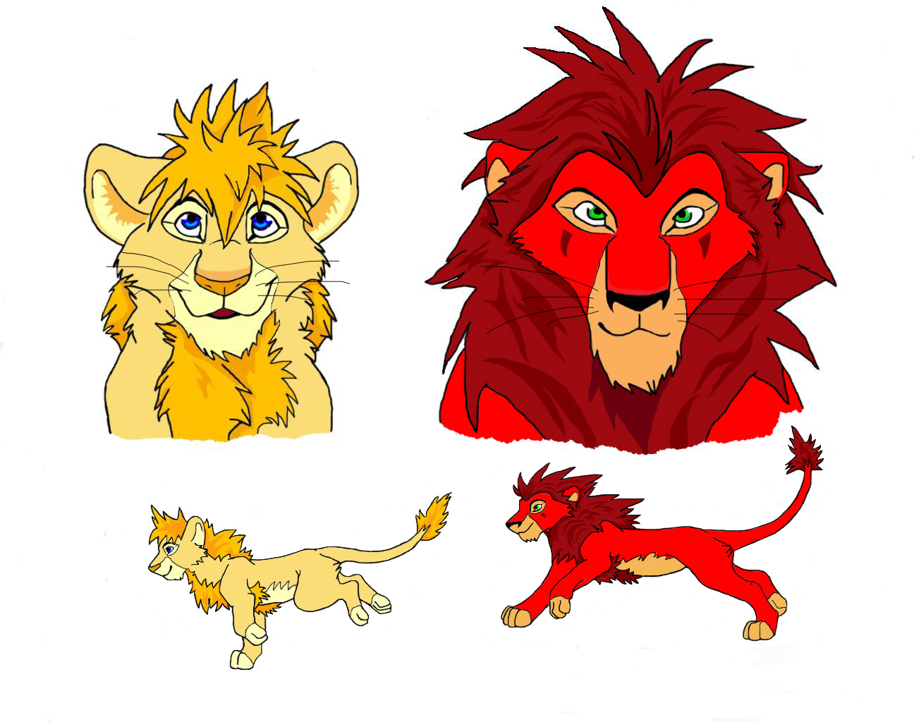 KH Lions by AkaiRyu
