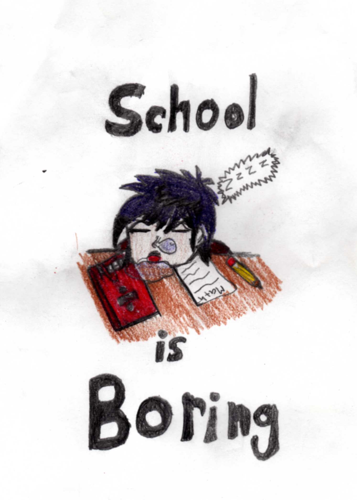 School is Boring by Akanelover23 Fanart Central