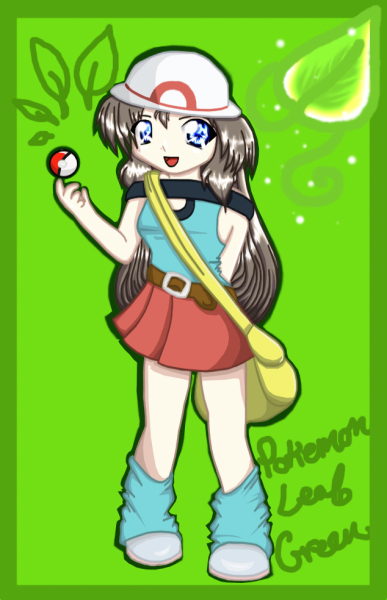 Leaf Green-Female Hero by Akenokuro