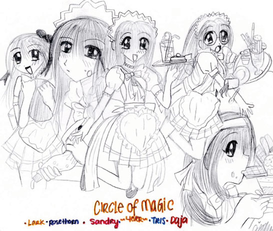 Circle of Magic Maids by Aki_chan