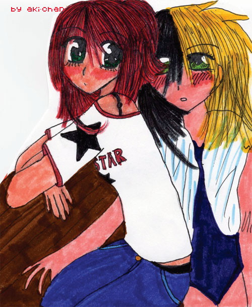Kayri and Rin by Aki_chan