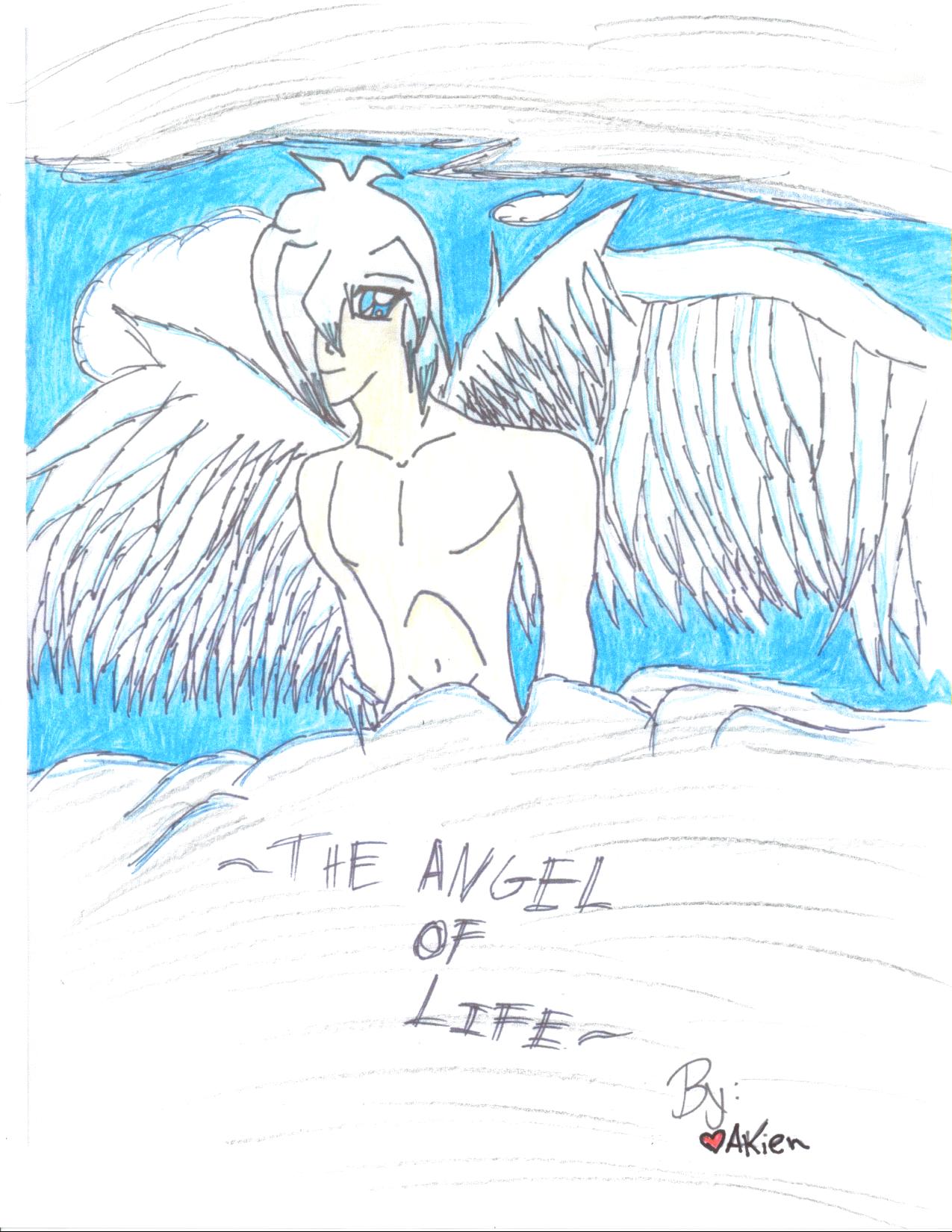The angel of life,showing lotsa skin! by Akien