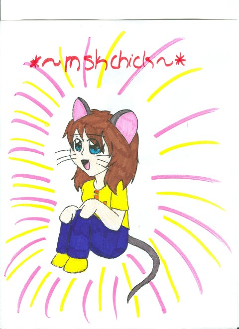 Mskchick the mouse *request* by Akiko_the_fox_demon