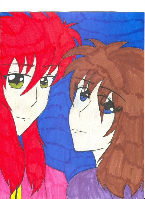Kurama and Mskchick *request* by Akiko_the_fox_demon