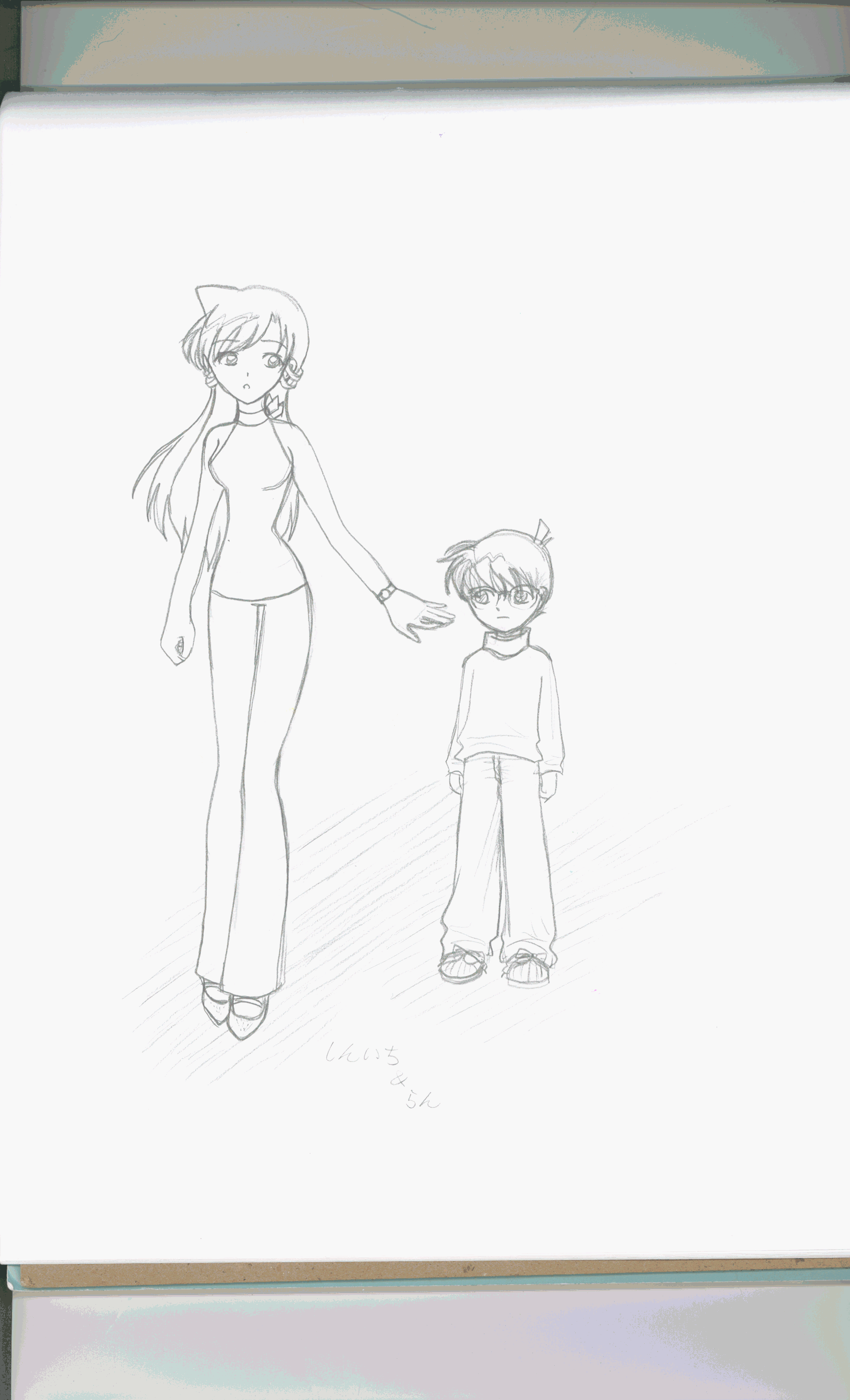 Shinichi and Ran by Akiri_chan
