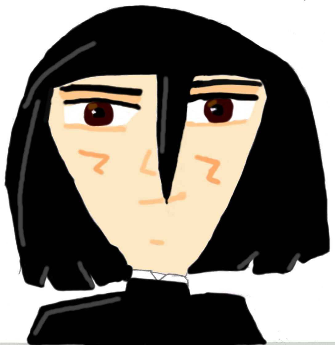 Snape anime in colour by Alan_Rickman_Snape