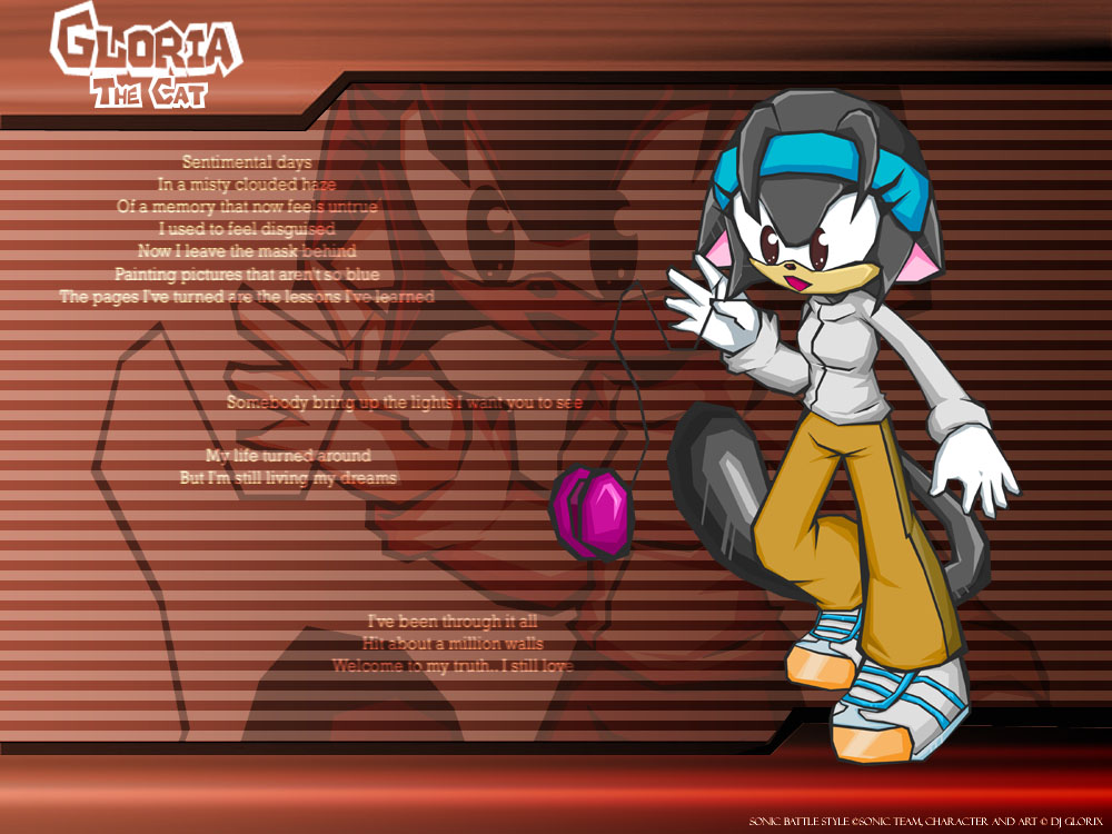 Sonic Battle: Gloria The Cat by Alayness