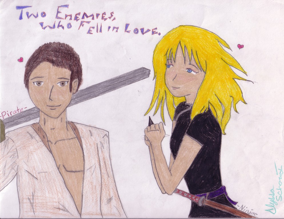 Two Enemies Who Fell in Love... Ninja&Pirate by Albels_Girl