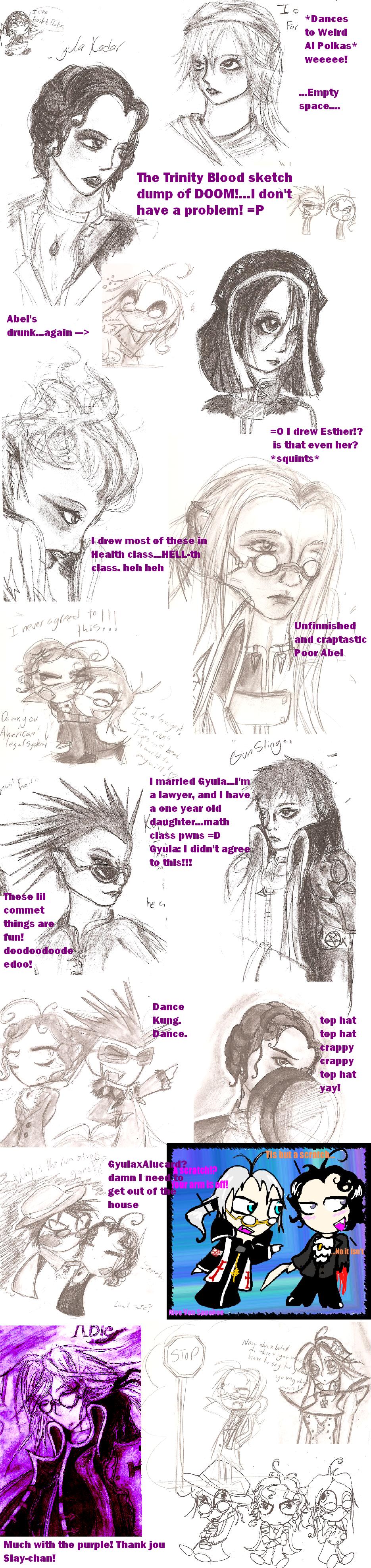 I am lacking a social life, TB sketch dump by AleeVonSpookee