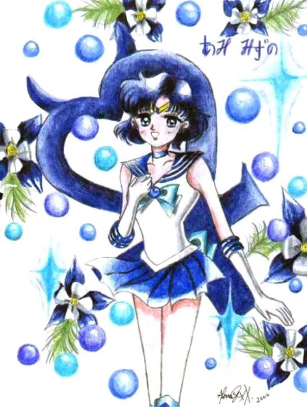 Sailor Mercury - Shabon Spray! by Aleena