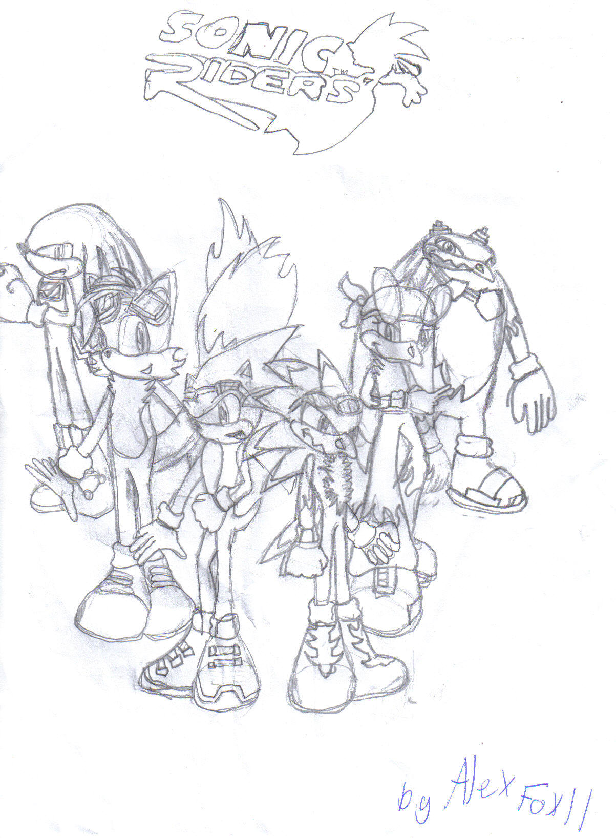 Sonic Riders by AlexFox11