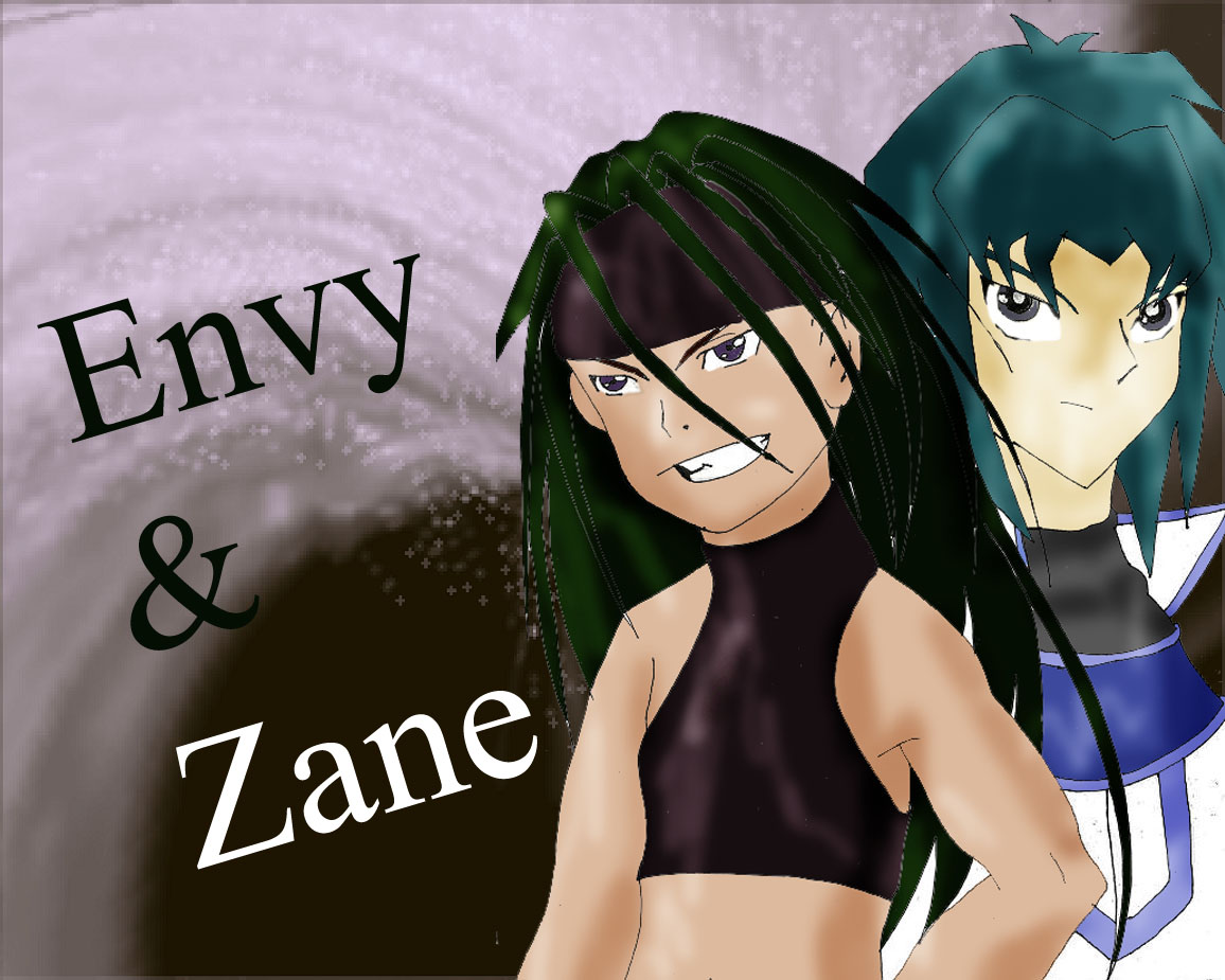 Envy and Zane for VictoriaZepeda by AlexFox11
