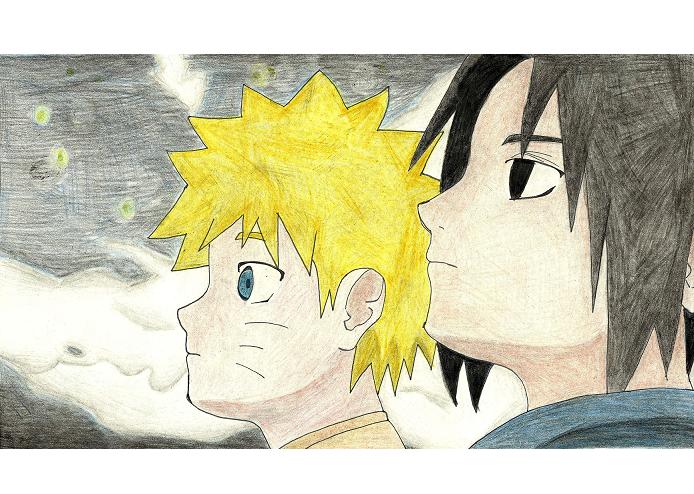 Young Naruto and Saskue by AlexFox11