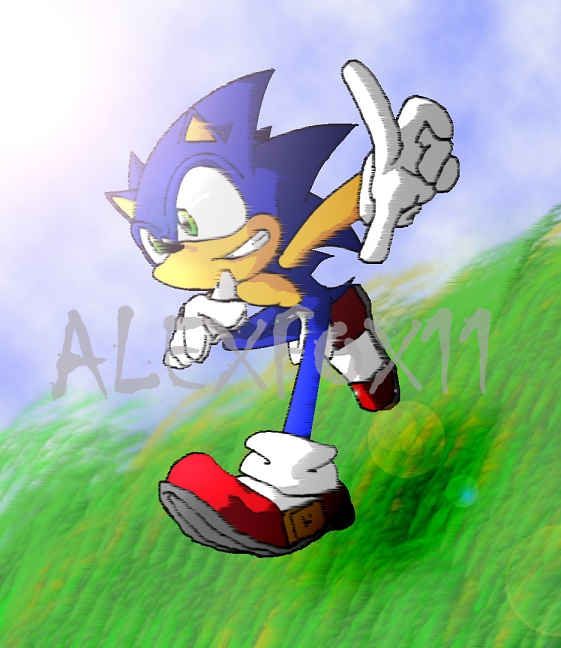 Sonic The Hedgehog by AlexFox11