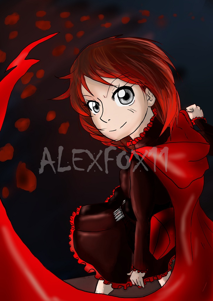 Ruby Rose RWBY by AlexFox11