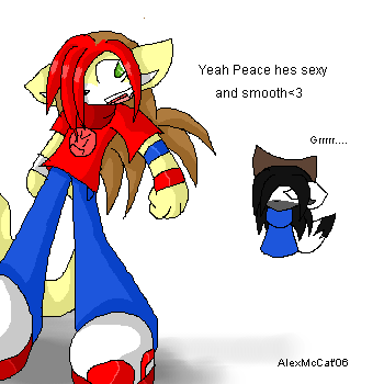 Yeah Peace hes sexy and smooth by Alex_McCat