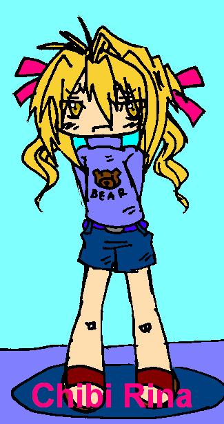 Chibi Rina w/ Bear shirt by Alexis_Hoheimer