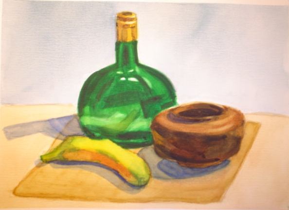 Still Life in watercolours by Alexis_Hoheimer