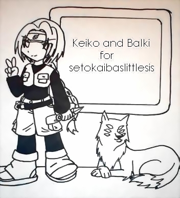Keiko Ookami and Balki for setokaibaslittlesis by Alexis_Hoheimer