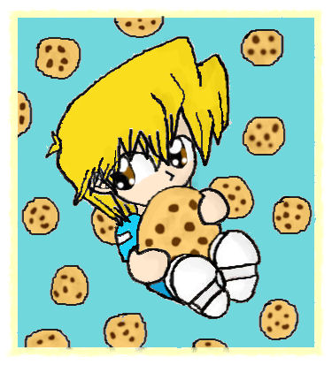 Chibi Joey and his cookies by Alisa