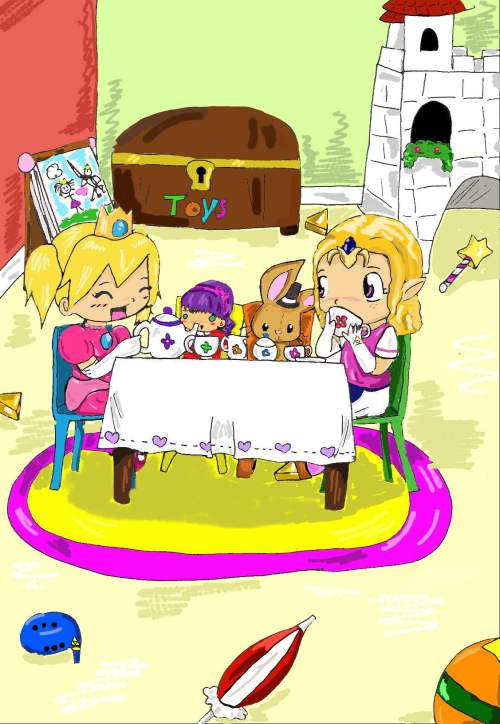 little princess tea party by All4art