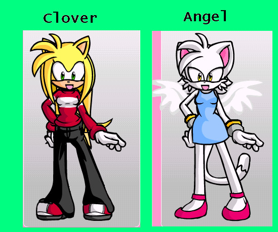 Clover and Angel by AlleyCat17