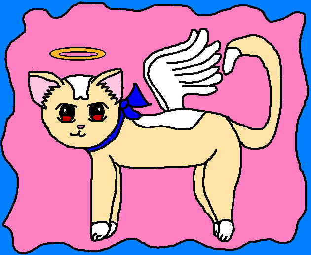 Angel Cat by AlleyCat17