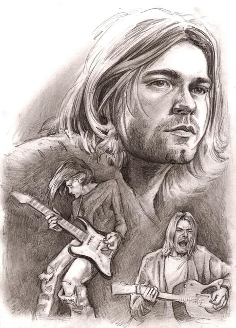 Kurt Cobain by Alleycatsgarden
