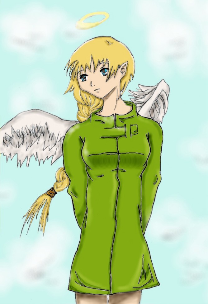Haibane Renmei girl colored by Allia