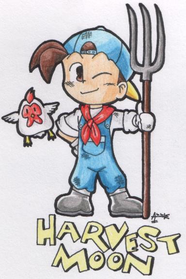 Harvest Moon Guy by Allie