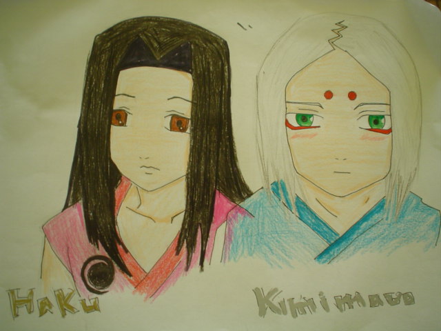 Kimimaro and Haku by Alpha777