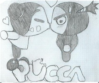 Pucca and Garu by AlphaTimberWulf