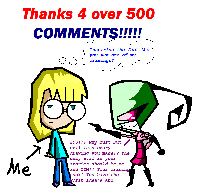 thank's 4 over 500 comments! by AlyssaC