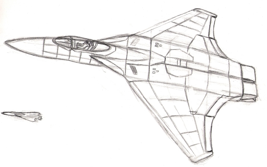 Fighter Sketch by Amadeus