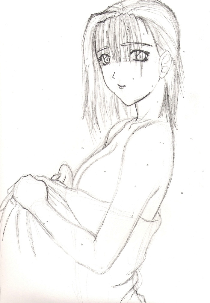 Out of the Shower *sketch* by Amadeus